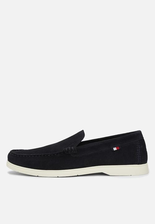 Tommy Hilfiger - Hilfiger casual suede loafer - Desert Sky