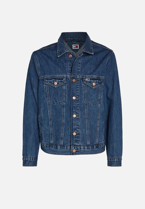Tommy Hilfiger - Ryan regular trucker jacket bh0056 - Denim Dark