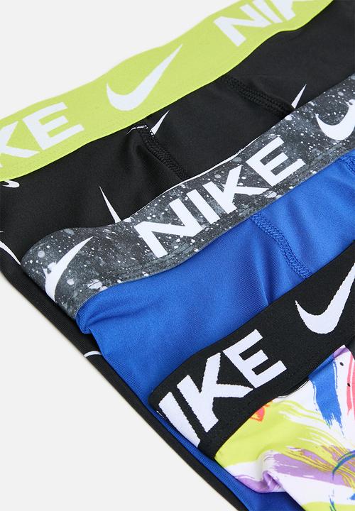 Nike - Nhb essential micro printed 3 pack - multi 
