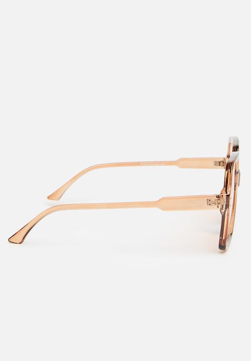 Superbalist - Women square frame sunglasses - brown