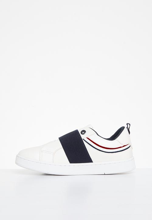 POLO - Jacquard slip on sneaker - navy/red