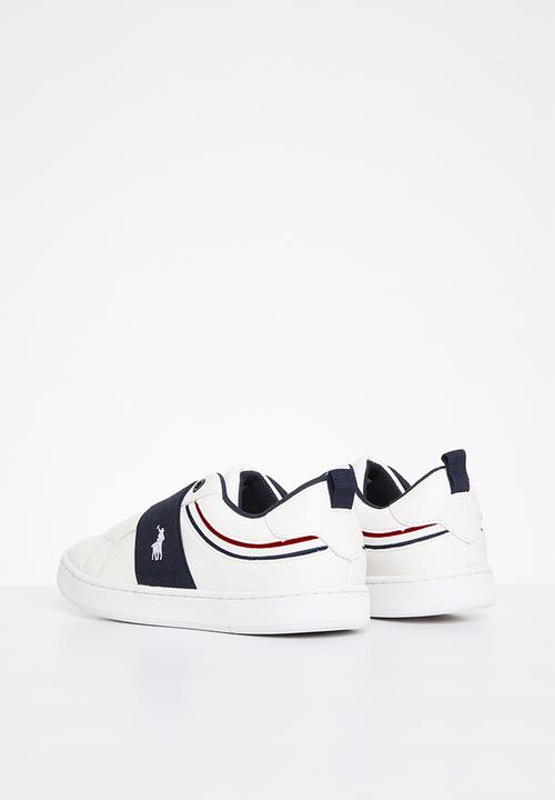 POLO - Jacquard slip on sneaker - navy/red