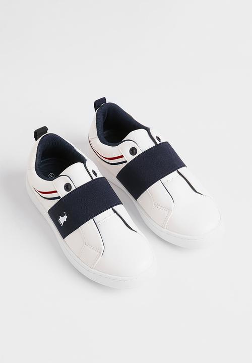 POLO - Jacquard slip on sneaker - navy/red