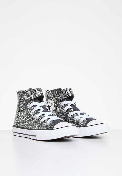 Converse - Chuck taylor all star glitter easy-on - dark matter/white/black
