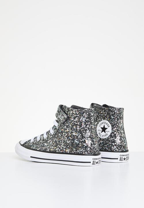 Converse - Chuck taylor all star glitter easy-on - dark matter/white/black