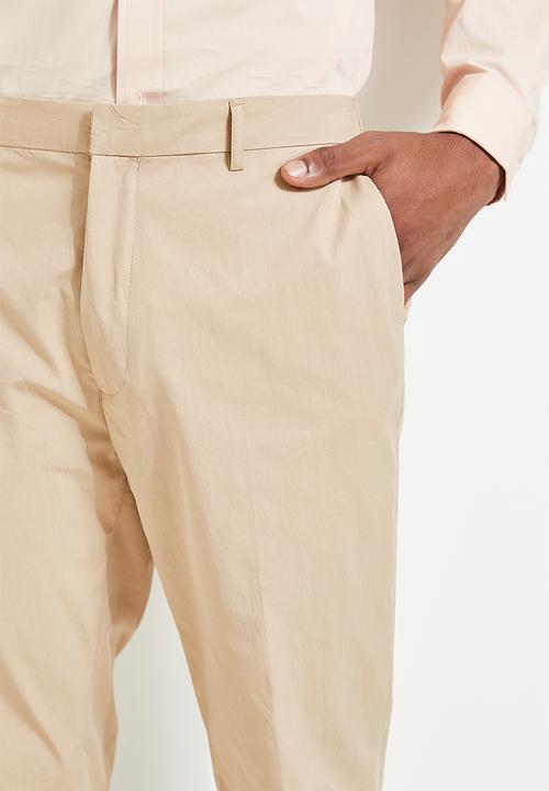 POLO - Lungi Elasticated Cropped Trouser - Stone