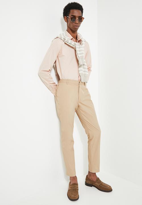 POLO - Lungi Elasticated Cropped Trouser - Stone