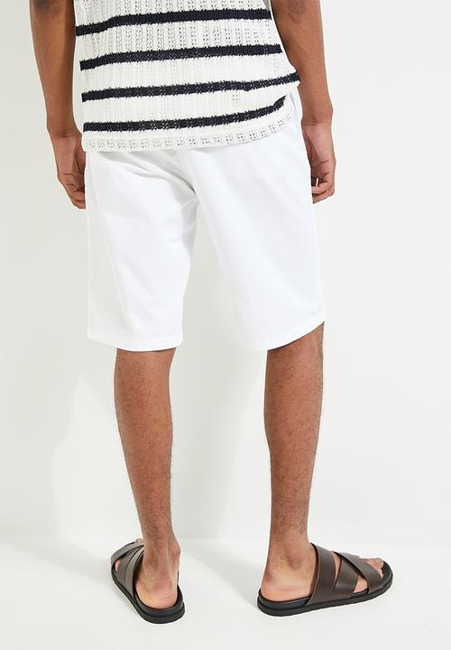 POLO - Ezra Essential Chino Short - White