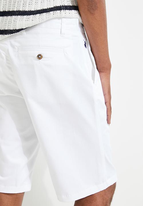 POLO - Ezra Essential Chino Short - White