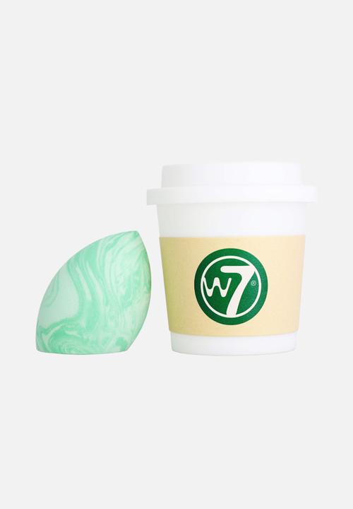 W7 Cosmetics - Matcha Latte - Beauty Sponge with Cup Holder
