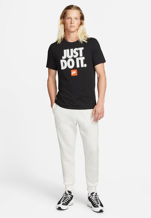 Nike - NSW Fran Just Do It Verbiage tee - Black