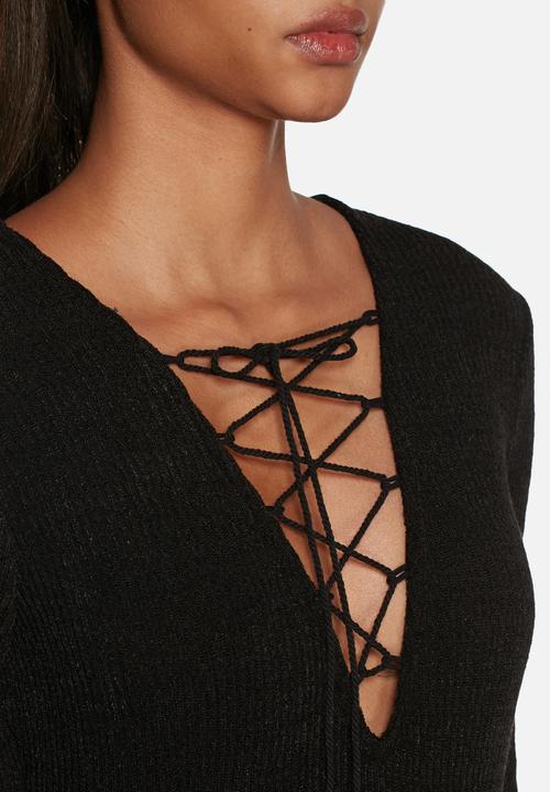 Glamorous - Lace-up bodysuit