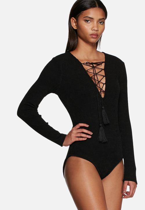 Glamorous - Lace-up bodysuit