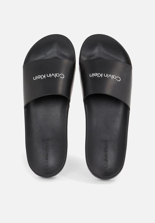 Calvin Klein - Chuncky pool slide rub - black