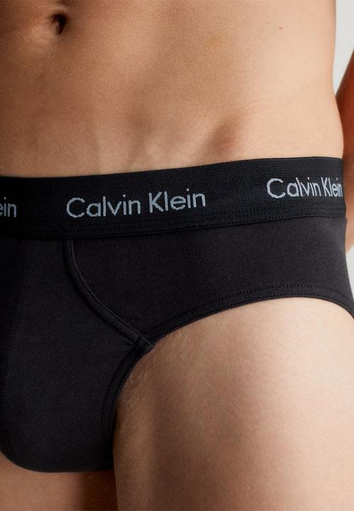 Calvin Klein - Hip Brief 3 Pack - Black