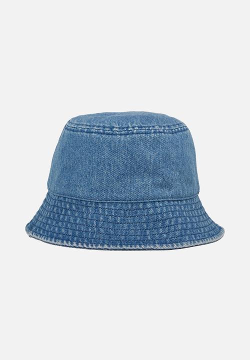 Calvin Klein - Block denim bucket hat-blue