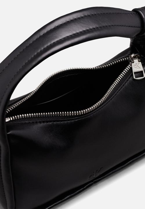 Calvin Klein - Knotted top handle bag-black