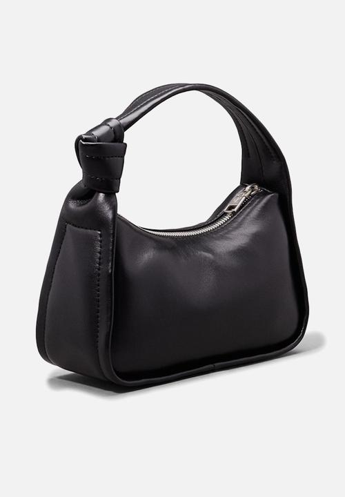 Calvin Klein - Knotted top handle bag-black