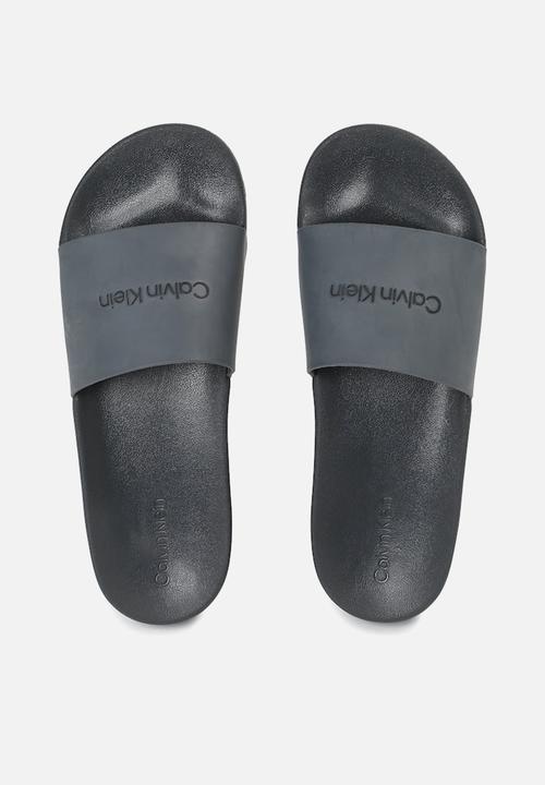Calvin Klein - Chunky pool slide rub - grey