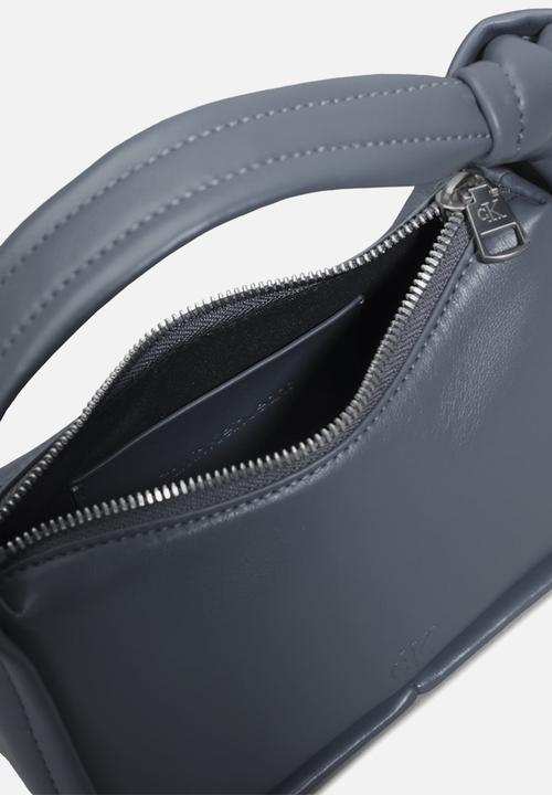 Calvin Klein - Knotted top handle bag-blue