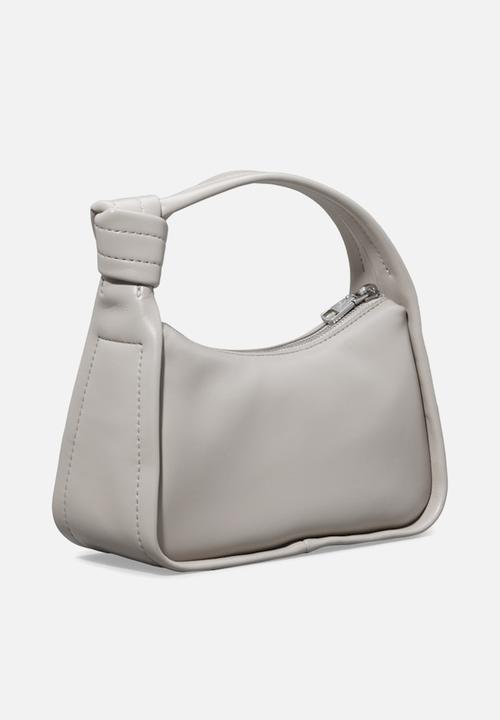 Calvin Klein - Knotted top handle bag-grey