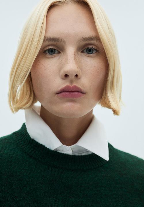 MANGO - Sweater eliote - green