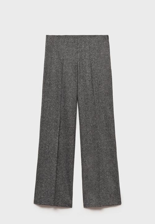 MANGO - Trousers Pepper - Black