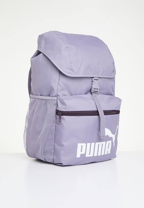 PUMA - Phase hooded backpack - plum purple
