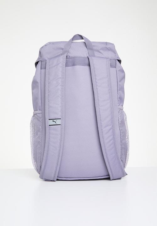 PUMA - Phase hooded backpack - plum purple