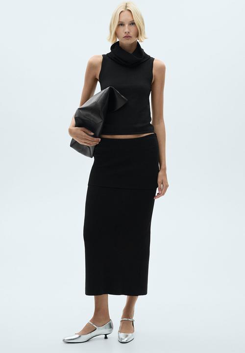 MANGO - Top Petroli - Black
