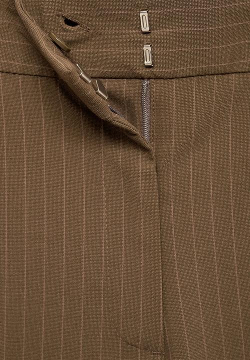 MANGO - Trousers Stripe - Dark Green