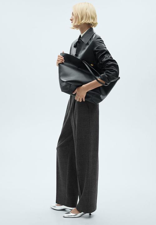 MANGO - Trousers Bel - Black