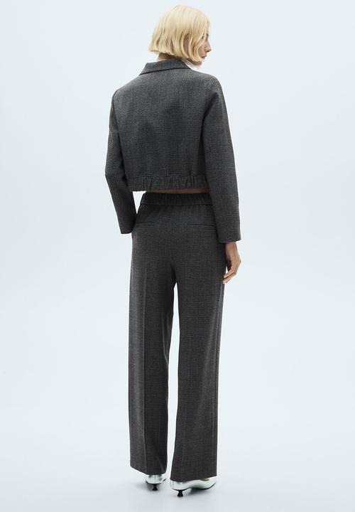 MANGO - Trousers Bel - Black