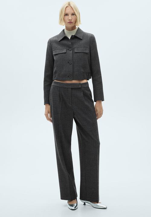 MANGO - Trousers Bel - Black