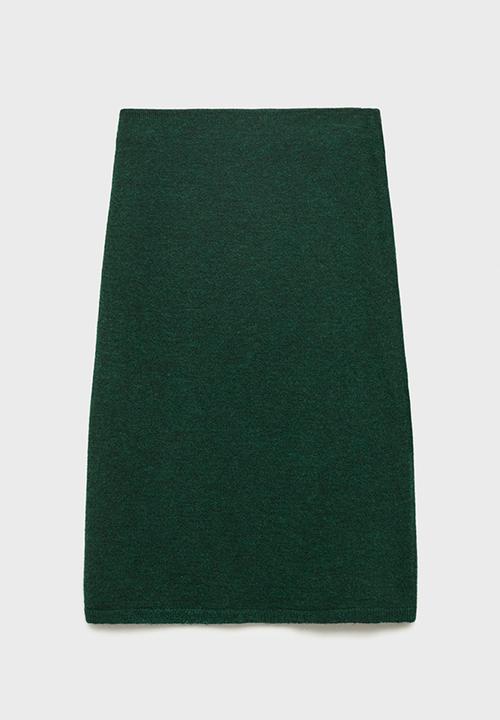 MANGO - Skirt Eliote - Green