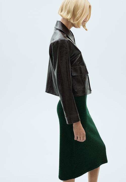 MANGO - Skirt Eliote - Green