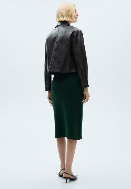 MANGO - Skirt Eliote - Green