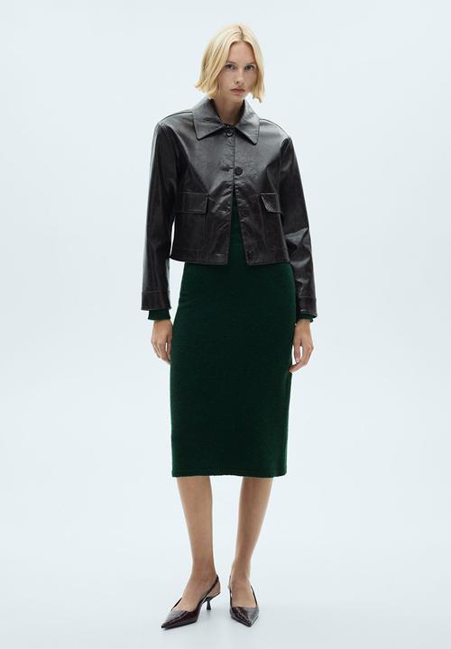 MANGO - Skirt Eliote - Green