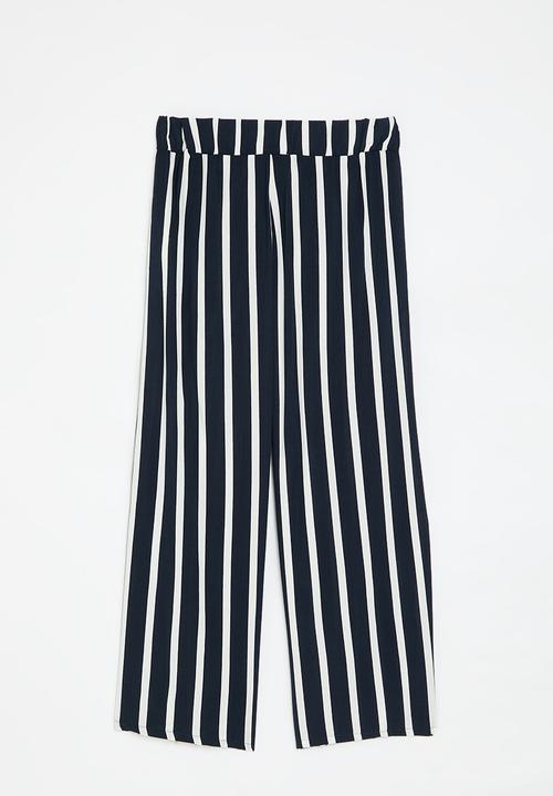 HAILYS - Cira pants - navy stripe