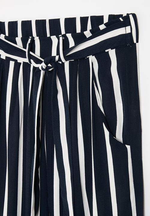 HAILYS - Cira pants - navy stripe