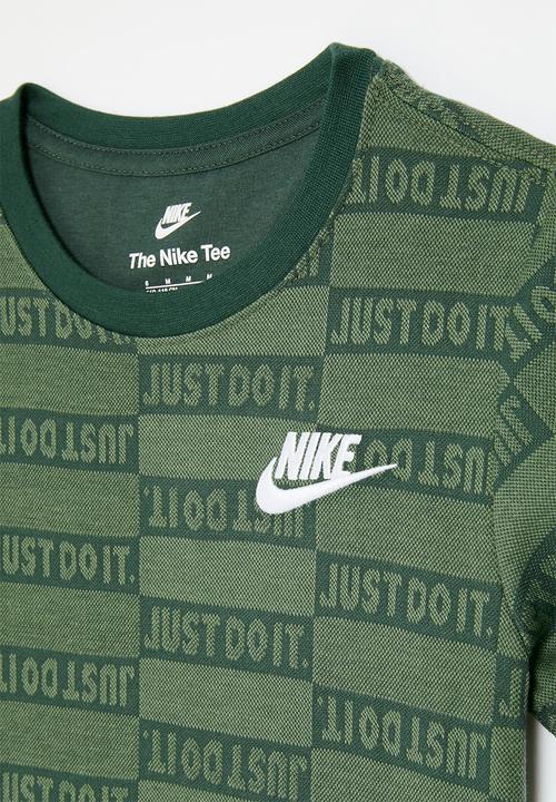 Nike - Nkb jj aoj tee - oil green