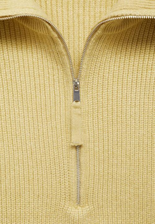 MANGO - Sweater rizoncho - dark green