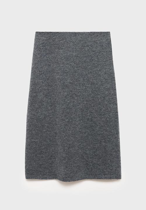 MANGO - Skirt Eliote - Gray