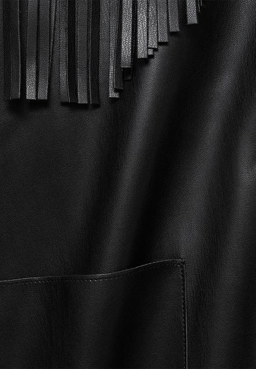 MANGO - Overshirt Teki - Black