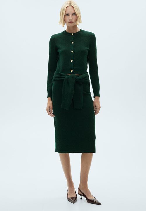 MANGO - Cardigan eliote - green