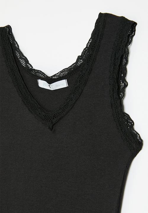 HAILYS - Lona top - black