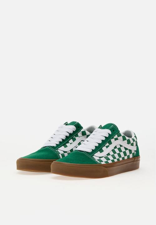 Vans - Old Skool - Fat Lace Checker Green