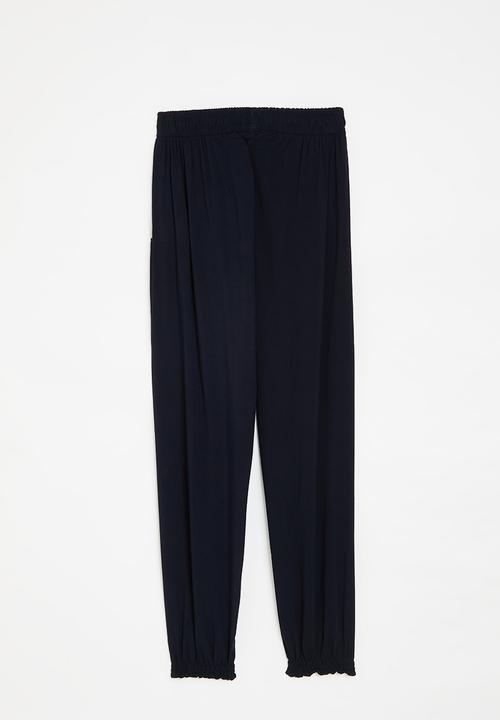 HAILYS - Ro44xy t pants - navy