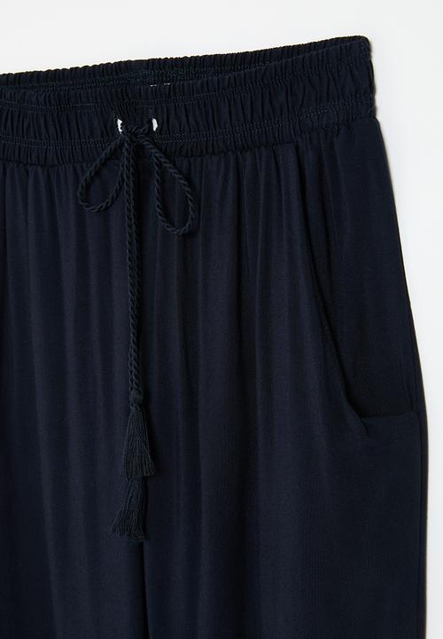 HAILYS - Ro44xy t pants - navy
