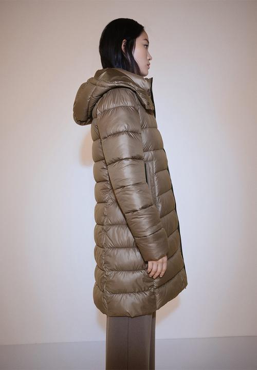 MANGO - Puffer coat bego - medium brown